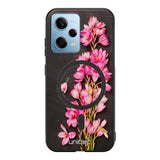 Xiaomi Redmi Note 12 5G kukka suojakuoret - Pink Flowers