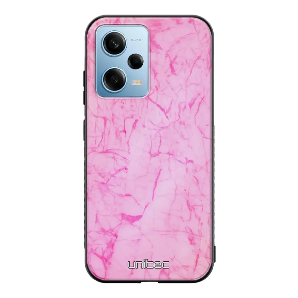 Xiaomi Redmi Note 12 5G marmori suojakuoret - Light Pink Marble - Ei