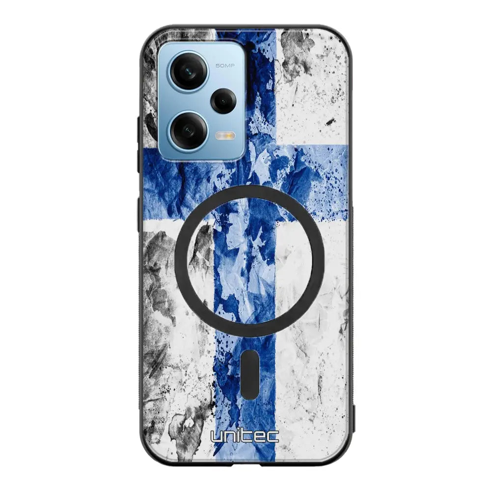 Xiaomi Redmi Note 12 5G suojakuoret - Painted Finnish Flag