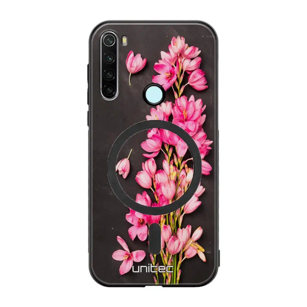 Xiaomi Redmi Note 8T kukka suojakuoret - Pink Flowers