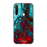 Xiaomi Redmi Note 8T marmori suojakuoret - Blue Red Marble
