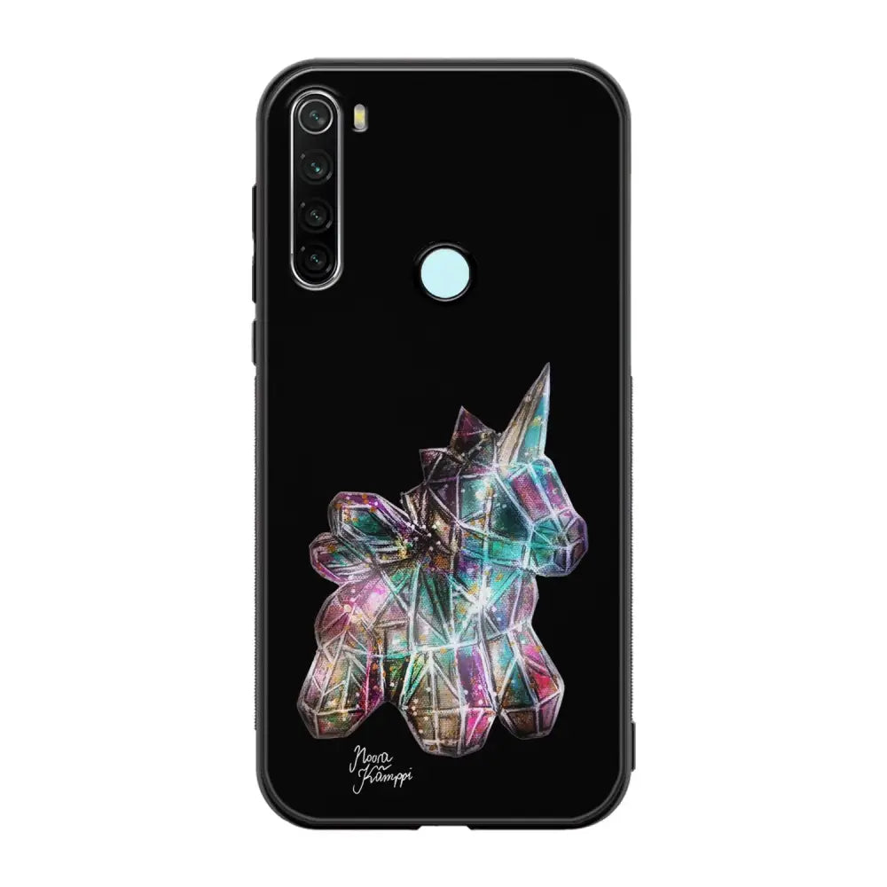 Xiaomi Redmi Note 8T unicorn suojakuoret - Musta - Noora Kämppi - Ei