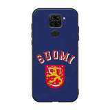 Xiaomi Redmi Note 9 jääkiekko suojakuoret - Leijonat Suomi - Ei