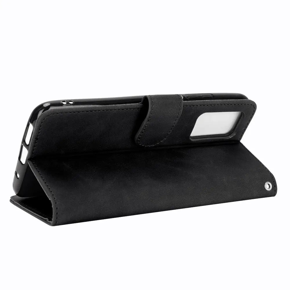 Xiaomi Redmi Note 9 Lompakko Suojakuori Musta