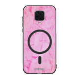 Xiaomi Redmi Note 9 Pro marmori suojakuoret - Light Pink Marble