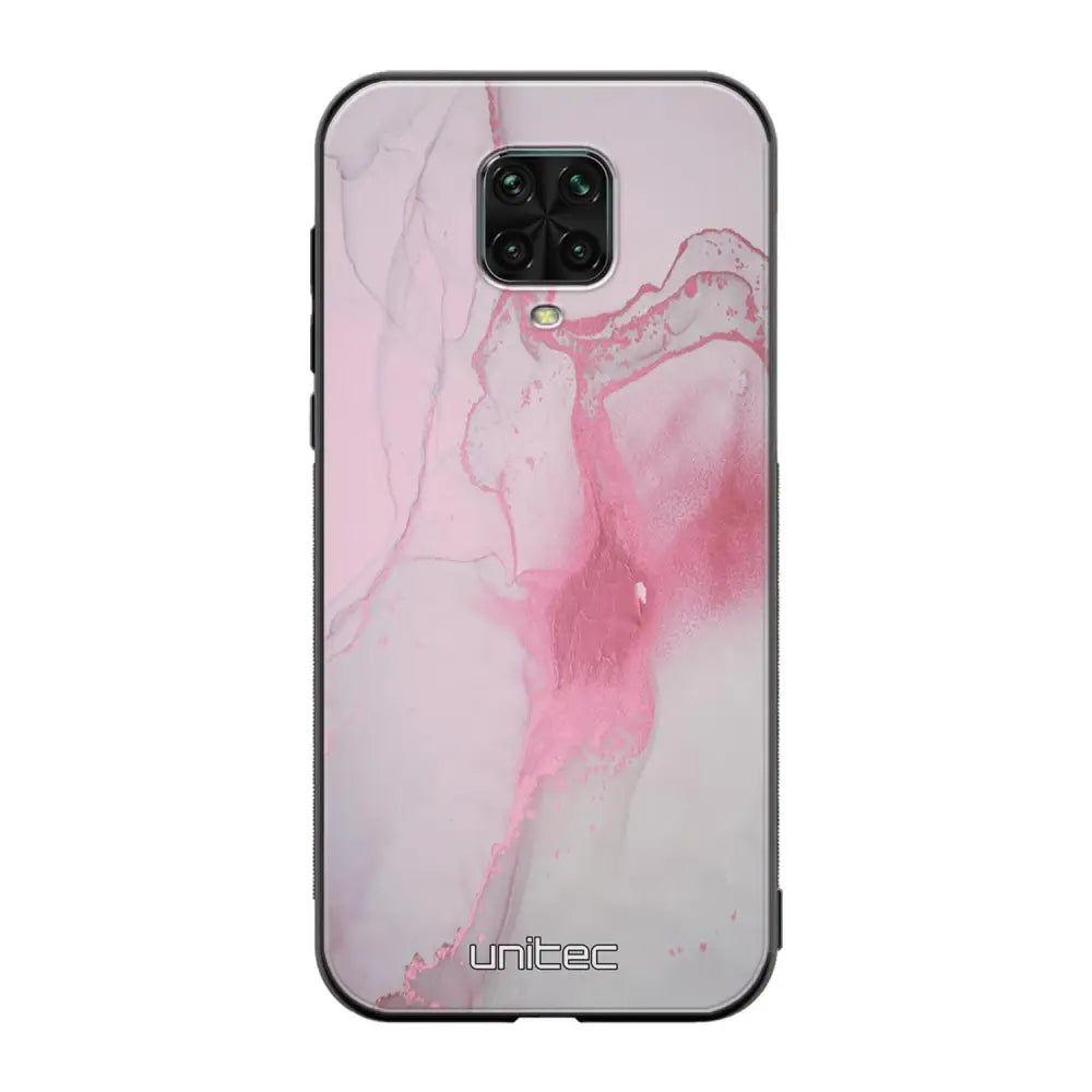 Xiaomi Redmi Note 9 Pro marmori suojakuoret - Pink Pok Rie - Ei