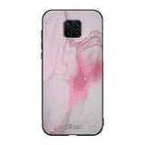 Xiaomi Redmi Note 9 Pro marmori suojakuoret - Pink Pok Rie - Ei