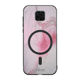 Xiaomi Redmi Note 9 Pro marmori suojakuoret - Pink Pok Rie