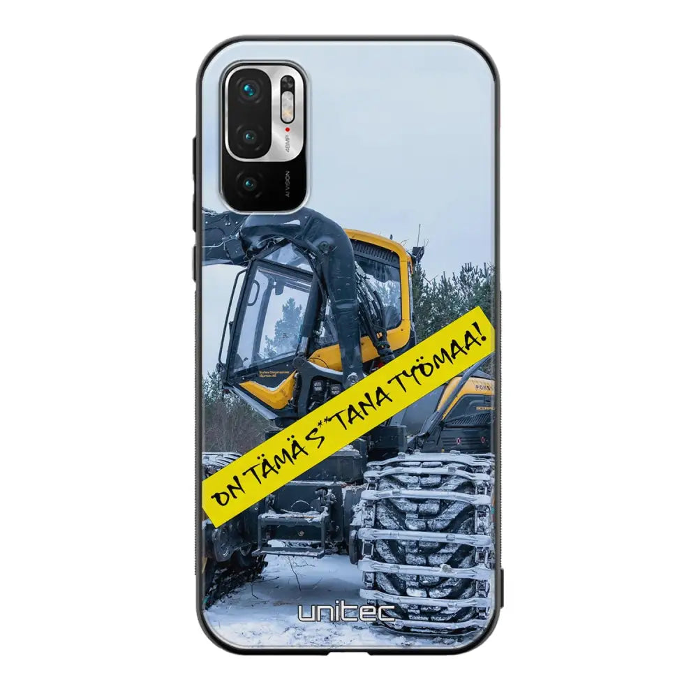 Xiaomi Redmi Note 9 Pro meemi suojakuoret - Työmaa - Ei