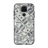 Xiaomi Redmi Note 9 seteli suojakuoret - Dollarit - Ei