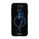 Xiaomi Redmi Note 9 suojakuoret - Blue Smoke On Black