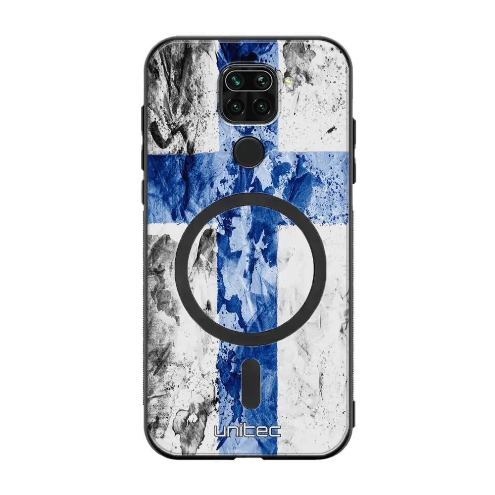Xiaomi Redmi Note 9 suojakuoret - Painted Finnish Flag
