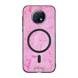 Xiaomi Redmi Note 9T marmori suojakuoret - Light Pink Marble