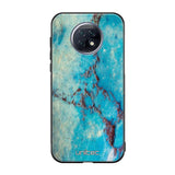Xiaomi Redmi Note 9T marmori suojakuoret - Turquoise Marble - Ei