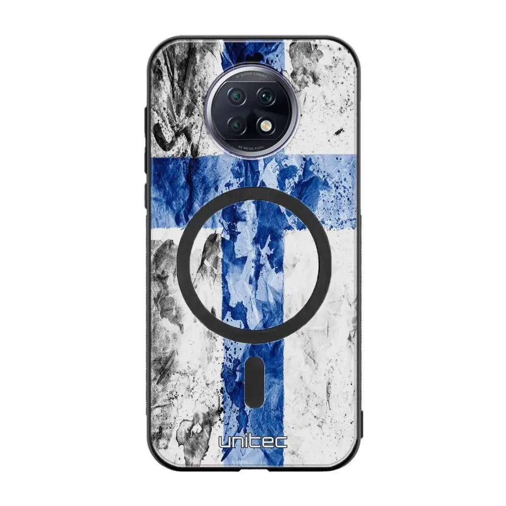 Xiaomi Redmi Note 9T suojakuoret - Painted Finnish Flag