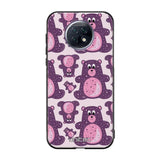 Xiaomi Redmi Note 9T suojakuoret - Purple Teddy Bear - Ei