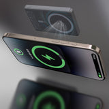 MagSafe Powerbank / Varavirtalähde Jalustalla 10000mAh – Hopea