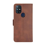OnePlus Nord N10 Unitec Wallet Case Brown