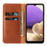 Samsung Galaxy A32 5G Unitec Wallet Case Brown