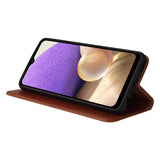 Samsung Galaxy A32 5G Unitec Wallet Case Brown