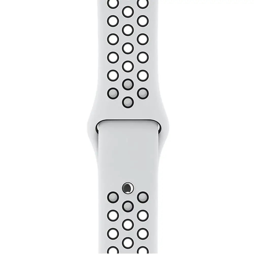 Apple Watch 38 / 40 / 41 mm Urheiluranneke - Valkoinen/Musta