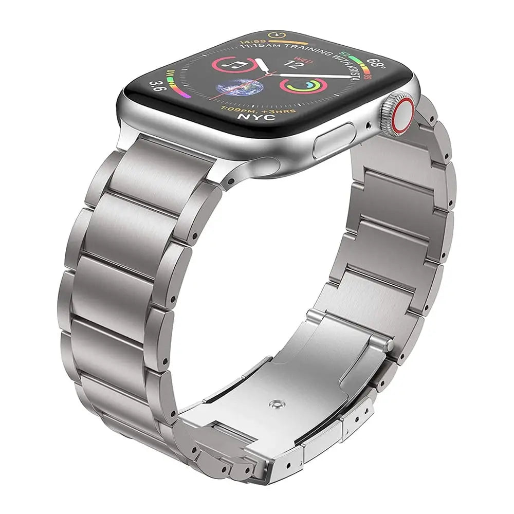 Apple Watch Titaaniranneke 38/40/41 mm - Hopea