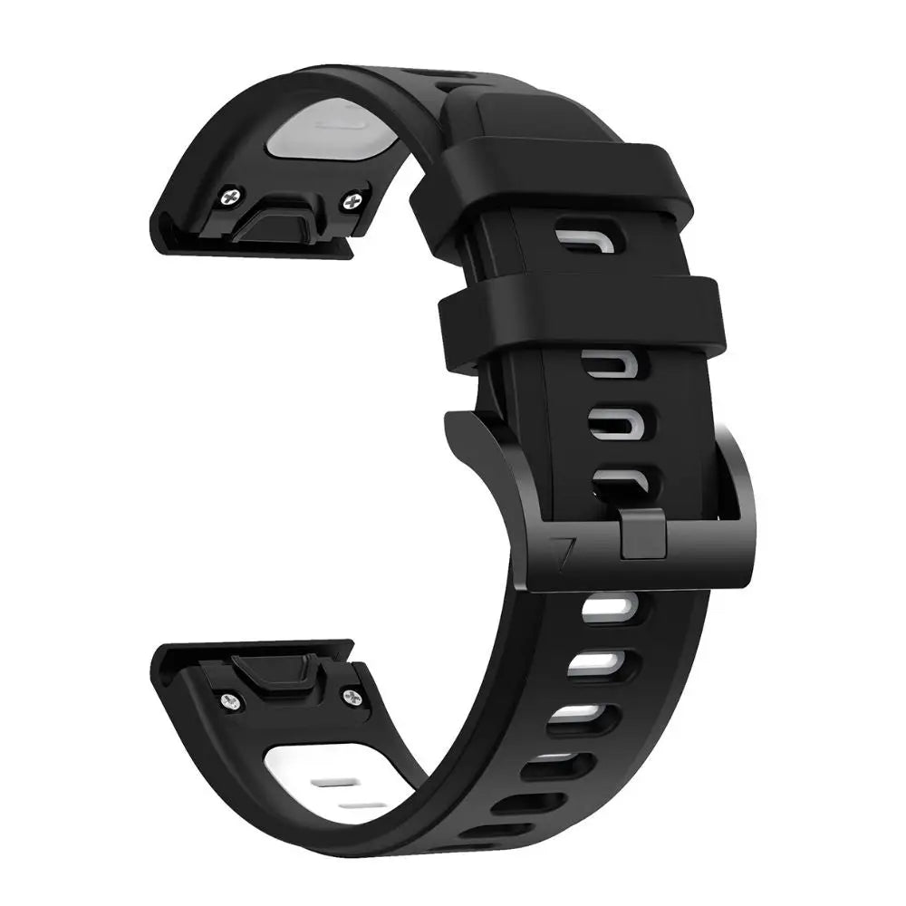 Garmin QuickFit Urheiluranneke 26mm - Musta-Valkoinen