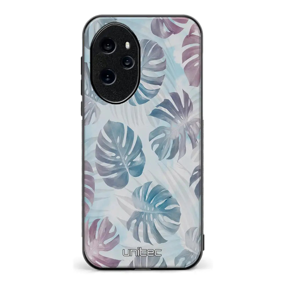Honor 100 Pro kukka suojakuoret - Monstera Texture - Ei