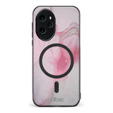 Honor 100 Pro marmori suojakuoret - Pink Pok Rie