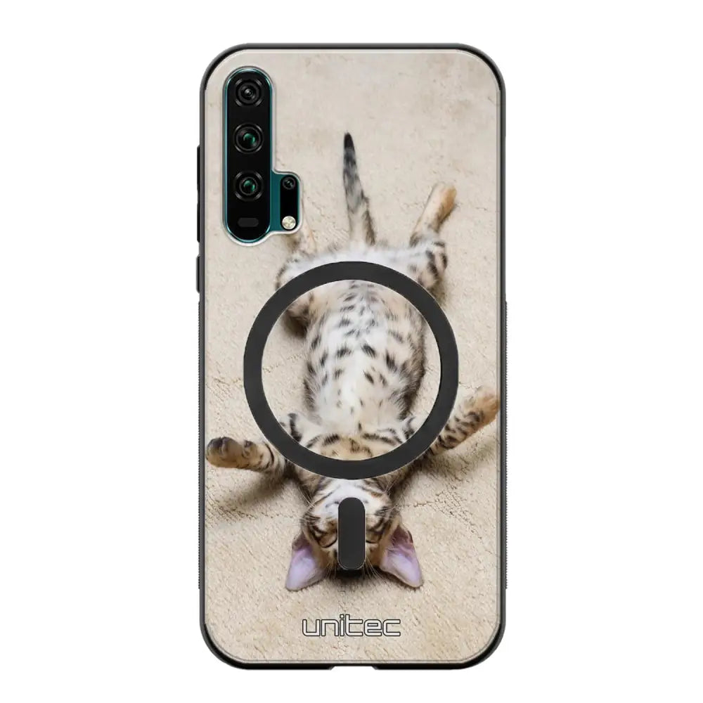 Honor 20 Pro kissa suojakuoret - Relaxing Cat