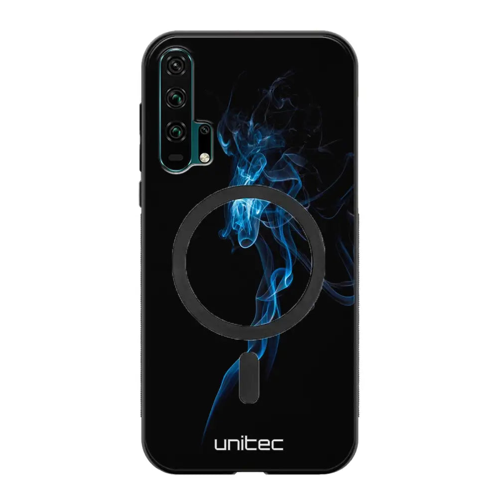 Honor 20 Pro suojakuoret - Blue Smoke On Black