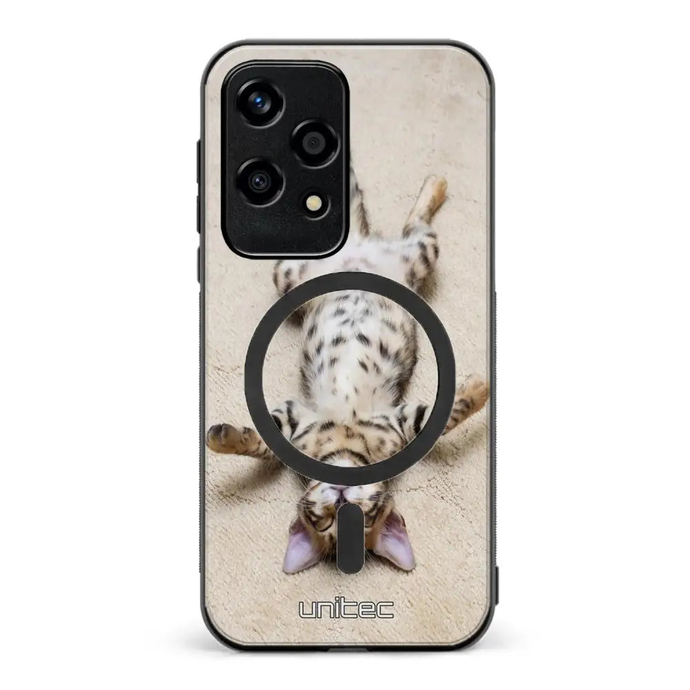 Honor 200 Lite kissa suojakuoret - Relaxing Cat