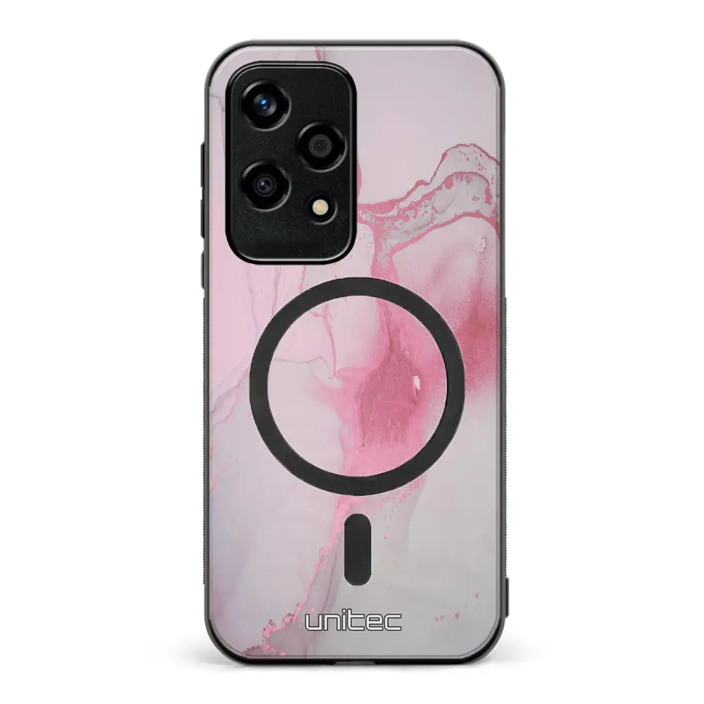 Honor 200 Lite marmori suojakuoret - Pink Pok Rie