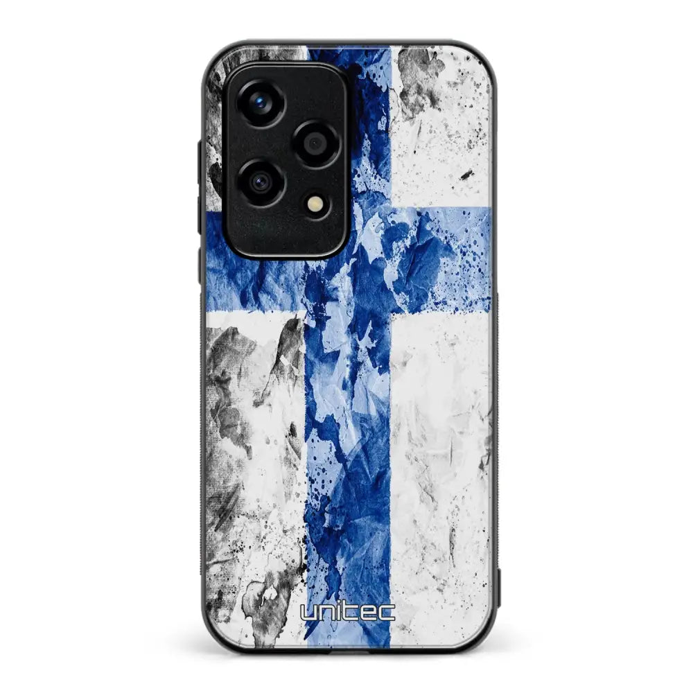 Honor 200 Lite suojakuoret - Painted Finnish Flag - Ei