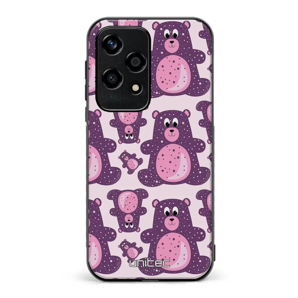 Honor 200 Lite suojakuoret - Purple Teddy Bear - Ei