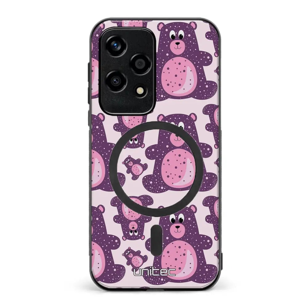 Honor 200 Lite suojakuoret - Purple Teddy Bear