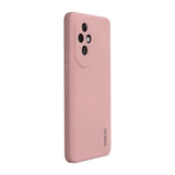 Pinkki Honor 200 Pro silikonisuoja täydellisesti puhelimen ja sen triple-kameralle