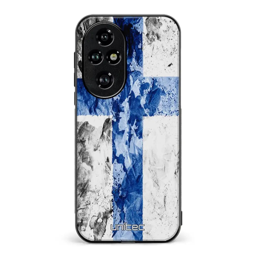 Honor 200 Pro suojakuoret - Painted Finnish Flag - Ei