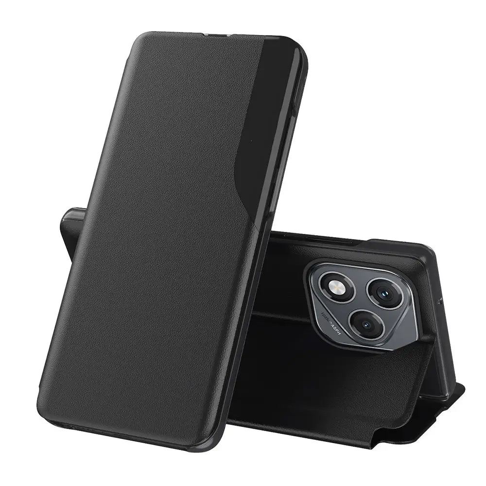 Honor 400 Lite Flip Suojakotelo - Musta