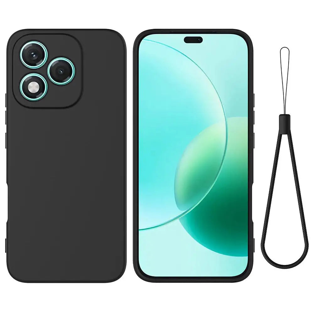 Honor 400 Lite Silikonisuoja - Musta