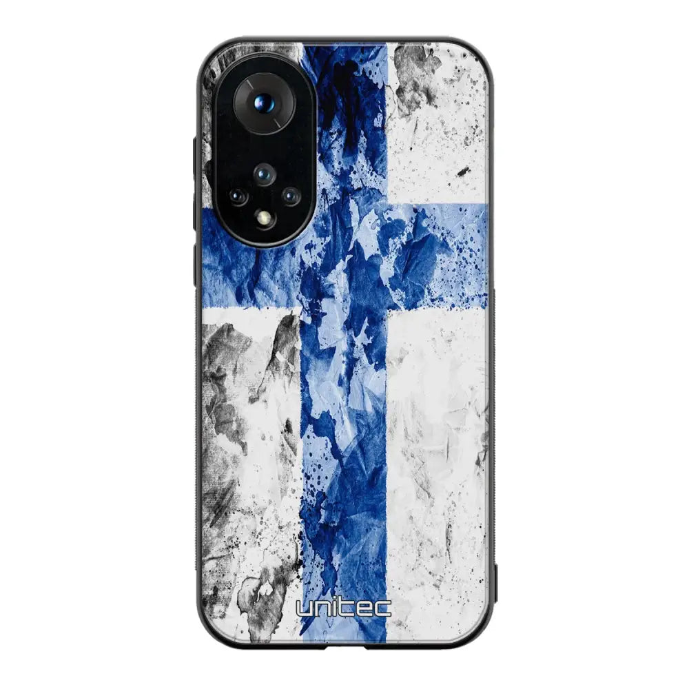 Honor 50 suojakuoret - Painted Finnish Flag - Ei