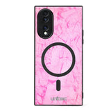 Honor 70 marmori suojakuoret - Light Pink Marble