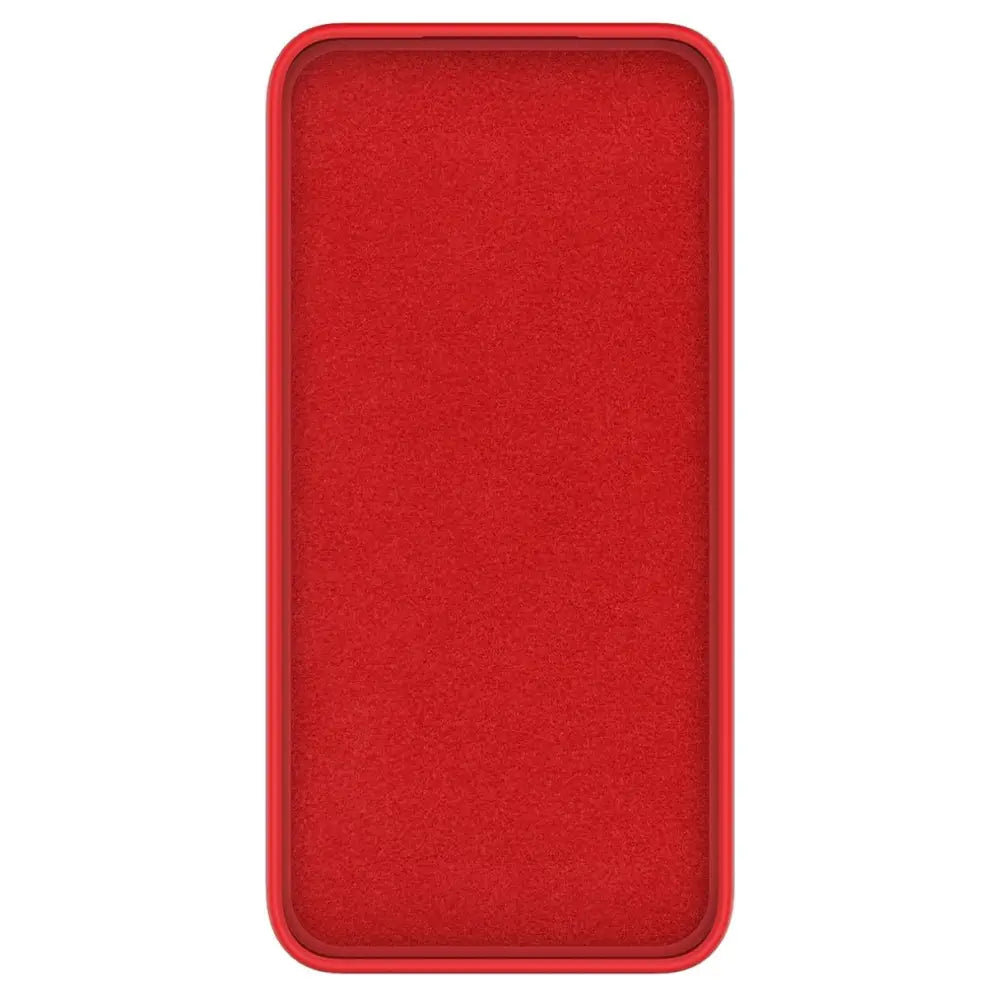 Punainen muovitarjotin kohotetuilla reunoilla Honor 90 5G Silikonikuorelle