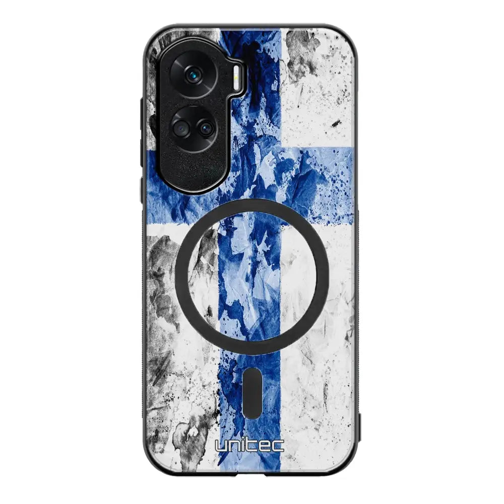 Honor 90 Lite suojakuoret - Painted Finnish Flag