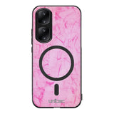 Honor 90 marmori suojakuoret - Light Pink Marble