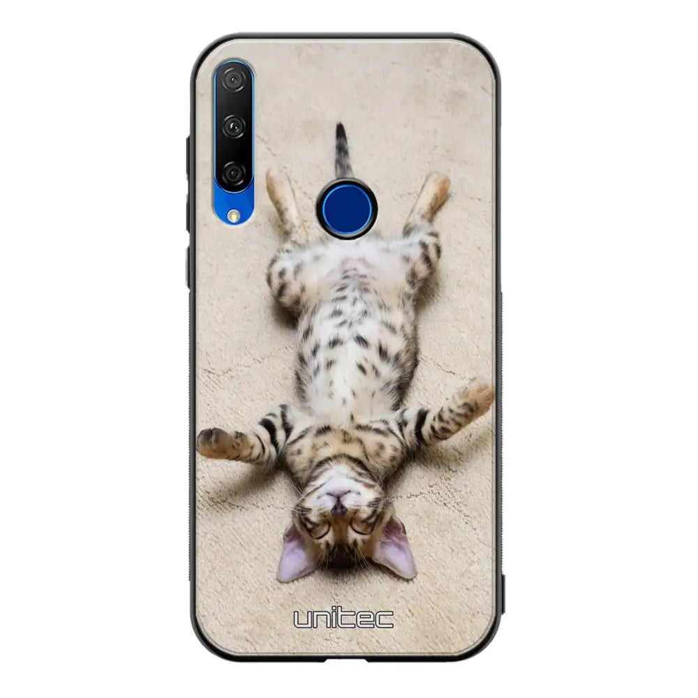 Honor 9X kissa suojakuoret - Relaxing Cat - Ei