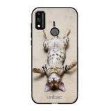 Honor 9X Lite kissa suojakuoret - Relaxing Cat - Ei