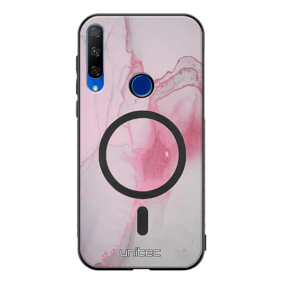 Honor 9X marmori suojakuoret - Pink Pok Rie