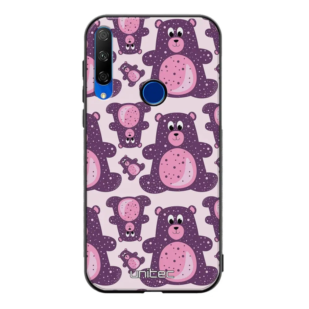Honor 9X suojakuoret - Purple Teddy Bear - Ei