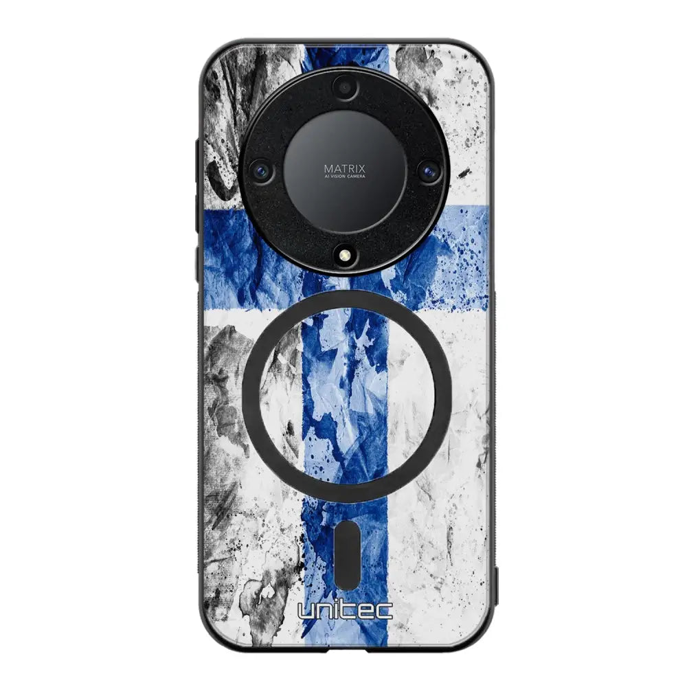 Honor Magic 5 Lite suojakuoret - Painted Finnish Flag